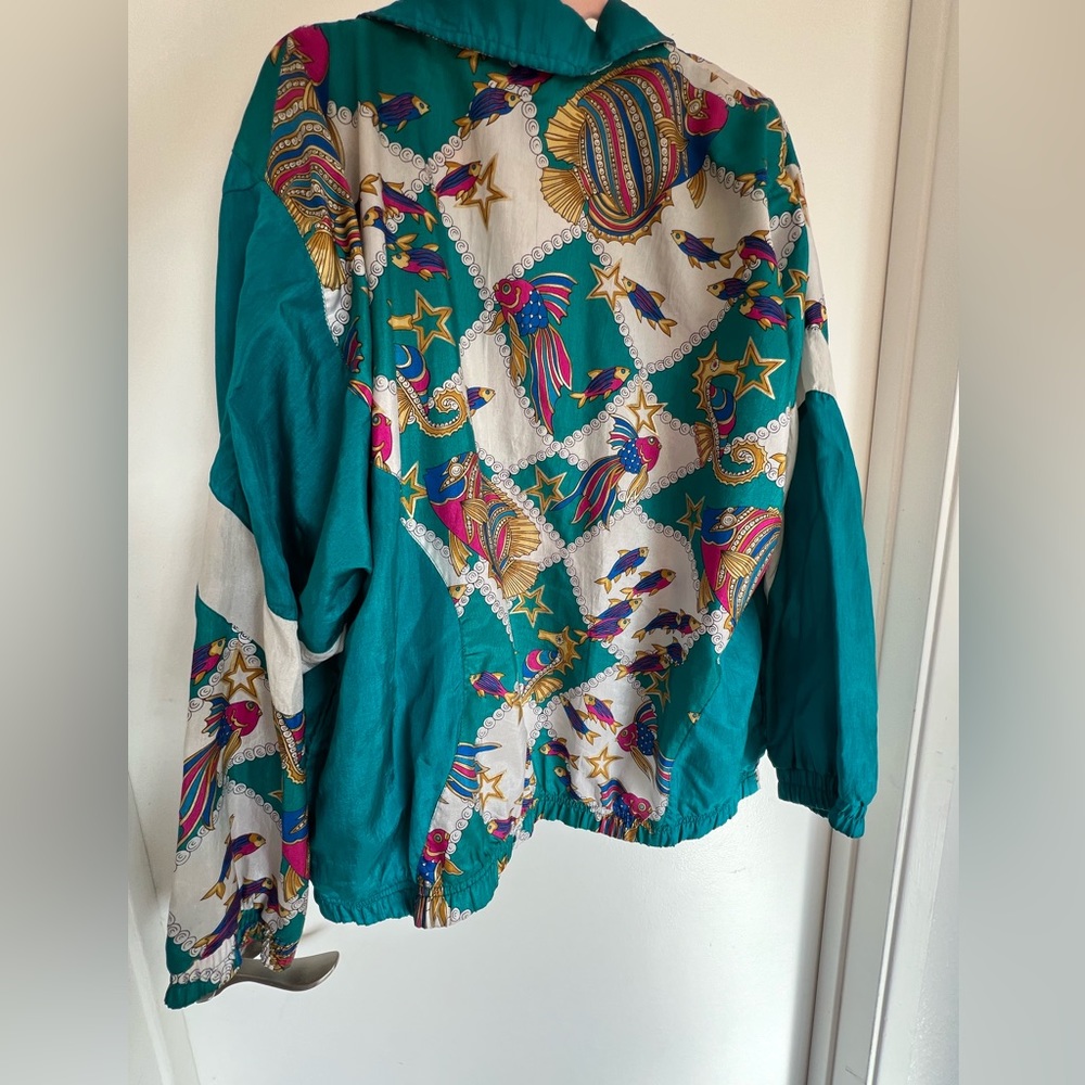Vintage 90’s Sea Creature Wind Breaker